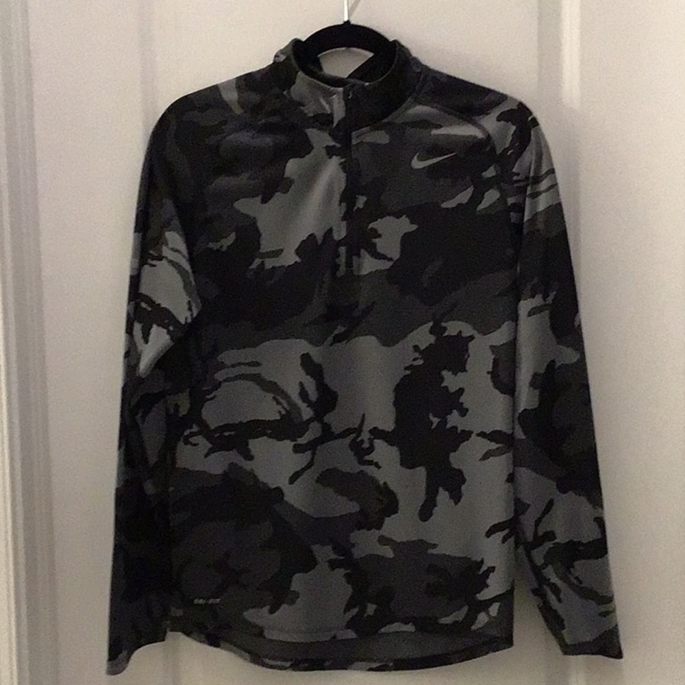 Nike Camo Quarter-Zip Pullover